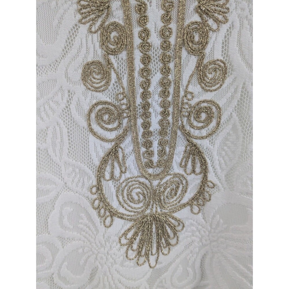 Lilly Pulitzer NWT Carlotta Maxi Dress White Wildflower Lace Size 14 Resort - Picture 5 of 8